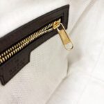 Gucci Ophidia Mini Shoulder Bag in GG Supreme Canvas with Brown Leather Trim - Image 3