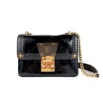 Louis Vuitton Wynwood Shoulder Bag in Black Monogram Vernis Patent Leather with Monogram Canvas and Epi Leather Trim