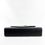 Saint Laurent Large Monogram Envelope Shoulder Bag in Black Chevron-Quilted Grained Leather - Image 8