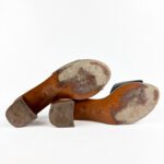 Louis Vuitton Lock It Heeled Mules — Black Leather, Size 38 - Image 7