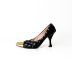 Bottega Veneta Black Matelassé Nappa Quilted Pumps – Size 36.5 - Image 2