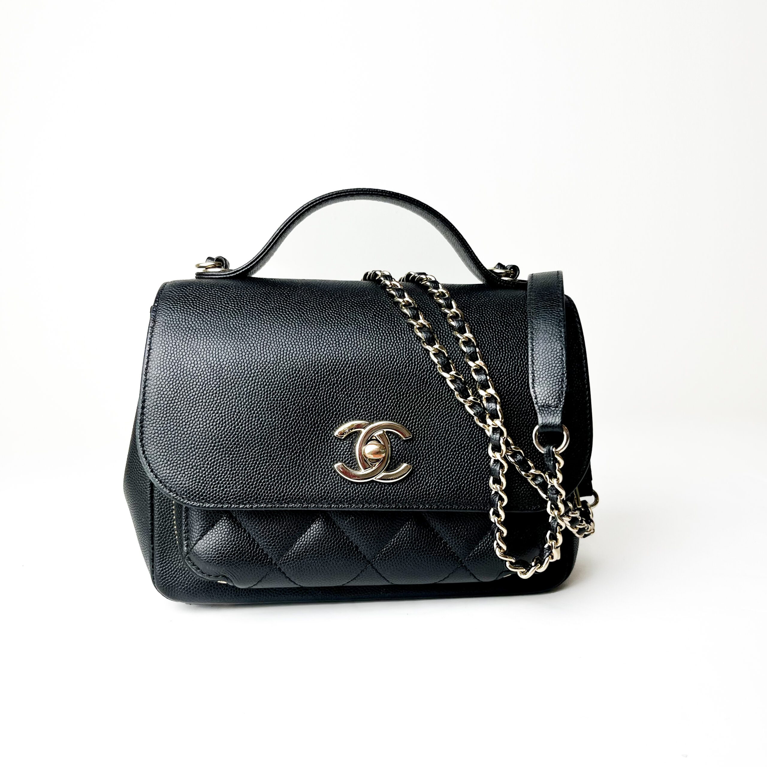 IMG_4743 Chanel Business Affinity Flap Bag in Black Caviar Leather - Image 1