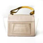 Carolina Herrera Tri-Color Leather Flap Shoulder Bag - Image 4