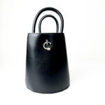 Danse Lente Black Leather Bobbi Bucket Bag - Image 4