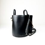 Danse Lente Black Leather Bobbi Bucket Bag - Image 5
