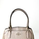 Coach Minetta Chalk Cross-grained Leather Handbag - Image 4