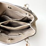 Coach Minetta Chalk Cross-grained Leather Handbag - Image 6