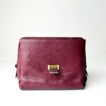 Balenciaga Le Dix Soft Cartable Mini Maroon Top Handle Bag - Image 3