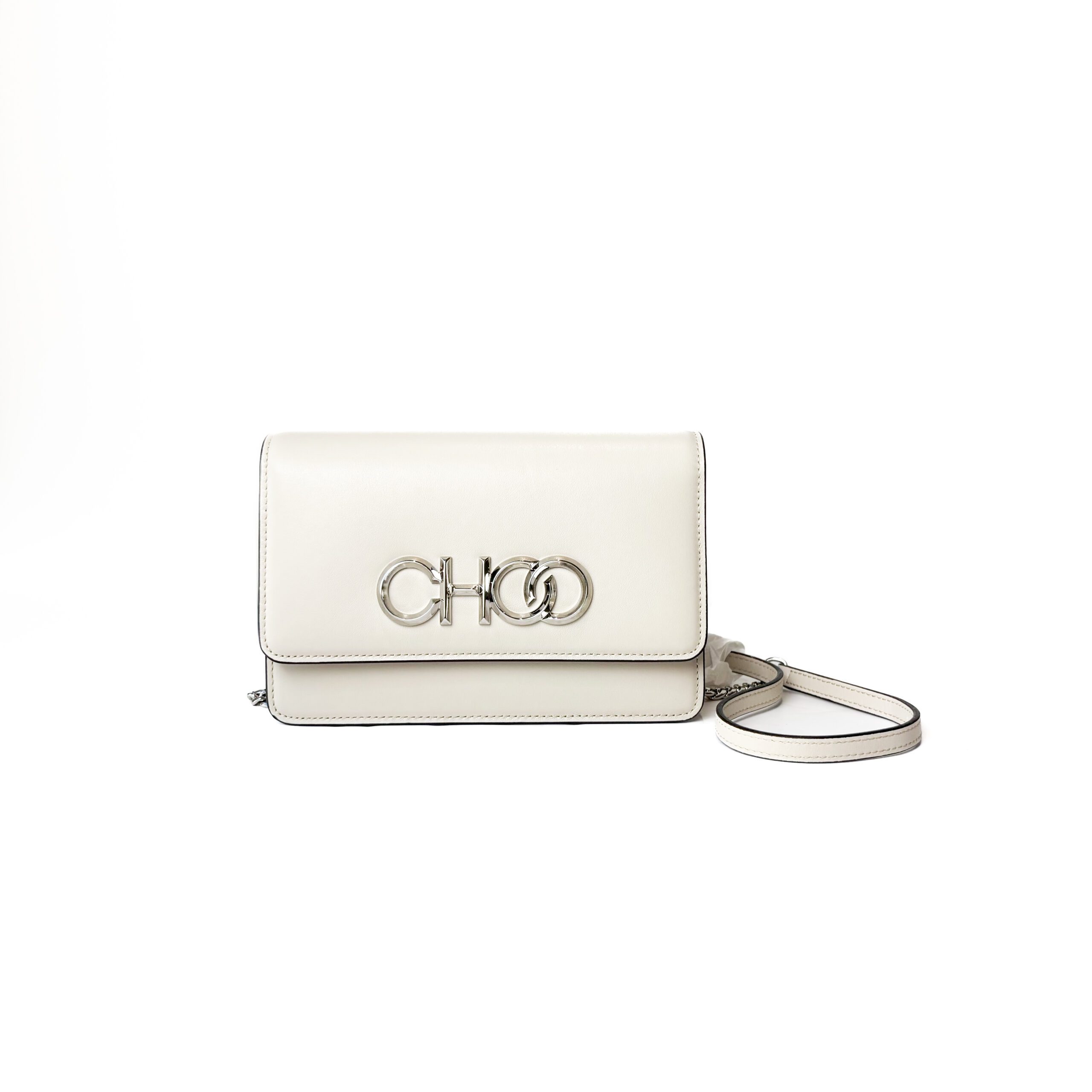 IMG_5091-2 Jimmy Choo Kalina Crossbody Bag in Ivory - Image 1