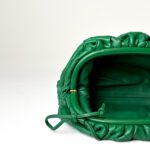 Bottega Veneta Mini Pouch in Green Intrecciato Leather - Image 2