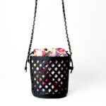 Chanel See-Through Drawstring Bucket Bag – Small - Image 9