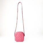 Chanel 2019 Pink CC Calfskin Clock Camera Case Crossbody Bag - Image 5