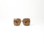 Gucci GG0903S Geometric Sunglasses in Pink and Gold