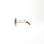 Gucci GG0903S Geometric Sunglasses in Pink and Gold - Image 2