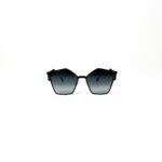 Fendi Black / Grey Gradient FF 0261/S Spike Studded Can Eye Geometric Sunglasses