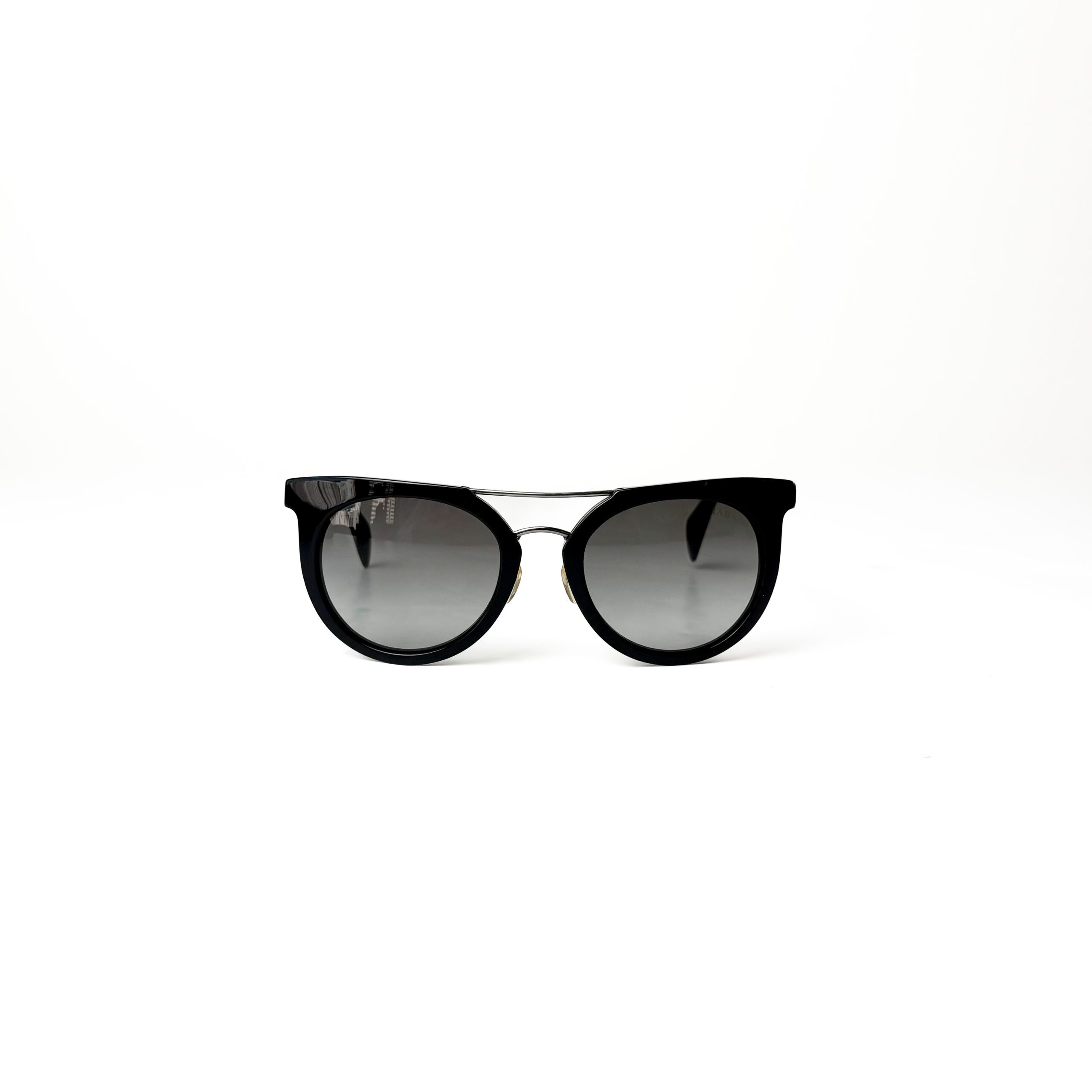 IMG_5721 2 Prada SPR 08P Black Sunglasses - Image 1