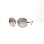 Chloe Gold Round CE122S Sunglasses - Image 2
