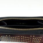 Salvatore Ferragamo Gancini Studded Zip Around Wallet - Image 4