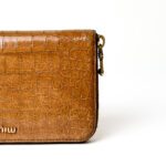 Miu Miu Cognac St. Cocco Lux Zip-Around Wallet - Image 2