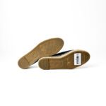 Chanel Black Leather CC Cap Toe Espadrille Flats Size 37 - Image 8