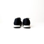 Prada Black/Navy Blue Nylon Lace Up Sneakers Size 40 - Image 4