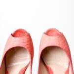 Fendi Orange Python Embossed Leather Peep Toe Platform Pumps Size 39 - Image 6