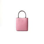 Prada Panier Small Saffiano Leather Handbag in Petal Pink - Image 3