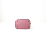 Prada Panier Small Saffiano Leather Handbag in Petal Pink - Image 4