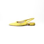 Christian Louboutin Yellow Spiked Perforated Suede Hall 20 Sandals Size 41 - Image 2