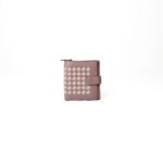 Bottega Veneta Pink/Mauve Intrecciato Leather Bifold Wallet