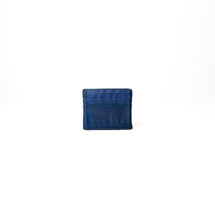 Prada Navy Blue Saffiano Leather Card Holder