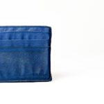 Prada Navy Blue Saffiano Leather Card Holder - Image 2