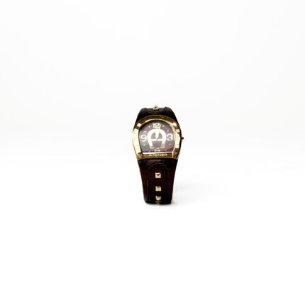 Aigner Brown Mother of Pearl Gold Plated Stainless Steel Capri III A19200 Women's Wristwatch 30 mm