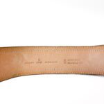 Fendi Wide Black Patent & Black Leather Logo Belt 95 - Image 5
