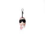 Fendi Karlito-Style Fur Bag Charm / Keychain