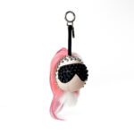 Fendi Karlito-Style Fur Bag Charm / Keychain - Image 2