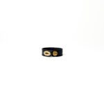 Mulberry Blue Croc Embossed Bayswater Leather Bracelet - Image 3