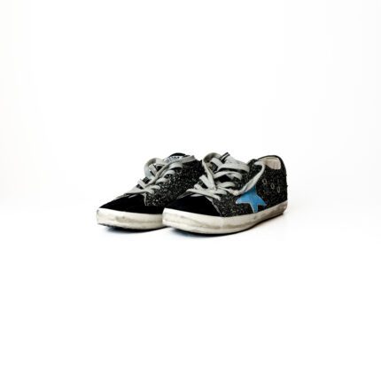 Golden Goose Green Glitter Superstar Sneakers – Size 38