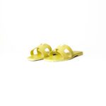 Hermès Jaune Curcuma Oran Sandals – Size 38