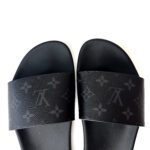 Louis Vuitton Black Monogram Waterfront Mule Sandals – Size 39 - Image 4