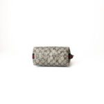 Gucci Ophidia Mini Shoulder Bag in GG Supreme Canvas with Brown Leather Trim - Image 4
