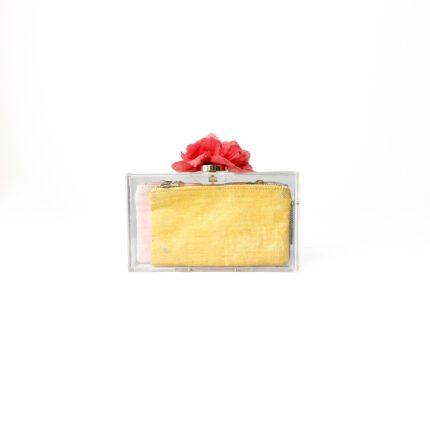 Charlotte Olympia Clear Perspex Pandora Box Clutch