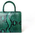 S'uvimol Python Medium Sweet Box Bag (Glossy Green) - Image 2