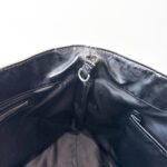 Valentino Garavani Nude Raffia & Black Lace Tote Bag - Image 8