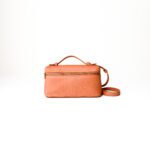 Loro Piana Orange Cinnamon Extra Pocket L19 Leather Bag