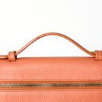Loro Piana Orange Cinnamon Extra Pocket L19 Leather Bag - Image 6