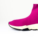 Balenciaga Bright Pink Speed LT Sneakers – Size 37 - Image 5