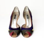 Dolce & Gabbana Multi-Color Peep-Toe Pumps – Size 39 - Image 4