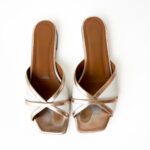 Malone Souliers White / Rose Gold Norah Sandals – Size 37 - Image 3
