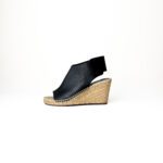 Céline Black Leather Espadrille Wedges – Size 37 - Image 2